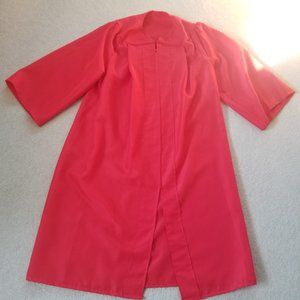Adult  unisex Red graduation gown